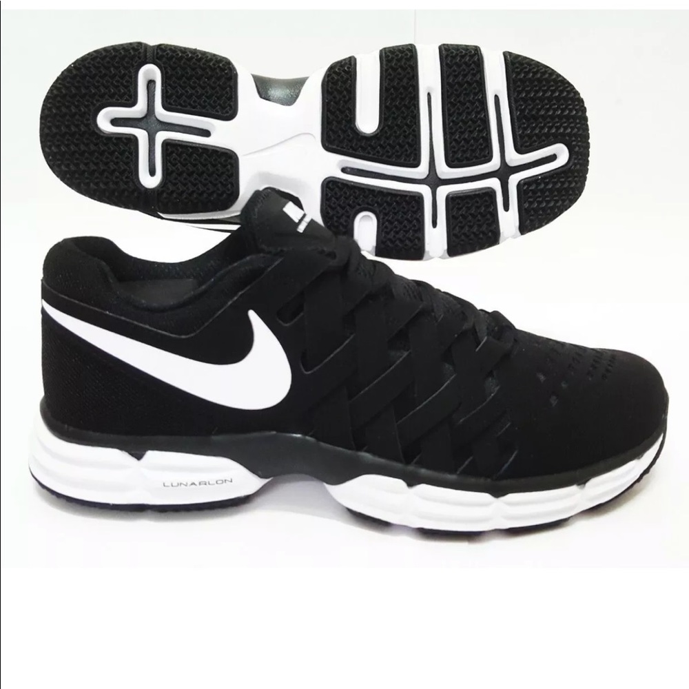 Nike lunar fingertrap TR men’s black training shoe - Picture 5 of 6